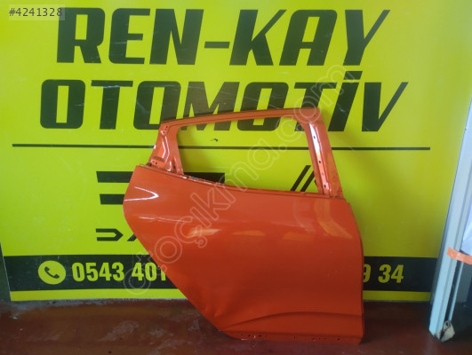 RENAULT CLİO 5 SAĞ ARKA KAPI TURUNCU ORJ ÇIKMA RENKAY KOCAELİ