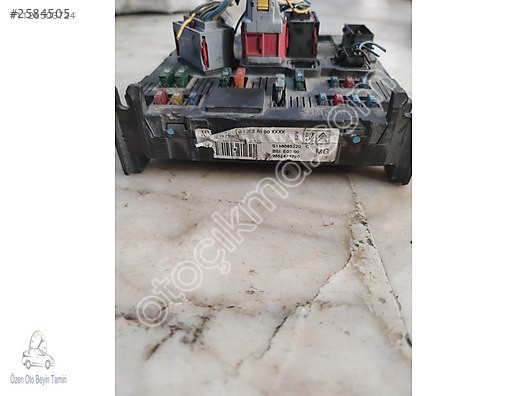 Citroen C3 BSI Beyni BSI E02-00 MG Sigorta Kutusu 9652474780