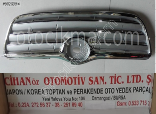 2002-2006 Toyota Corolla Krom Çizgili Panjur - Oto Çıkma Parç