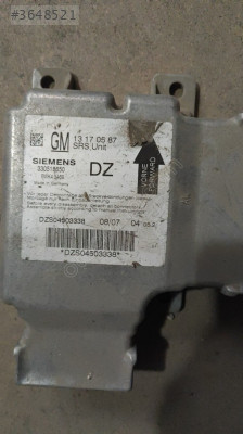 13 17 05 87 OPEL VECTRA İÇİN AİRBAG BEYNİ