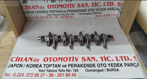 PİYANO MİLİ TUŞ TAKIMI CİTY-JAZZ 02-06 1.4 8 VALF ÇIKMA ORJİNAL.