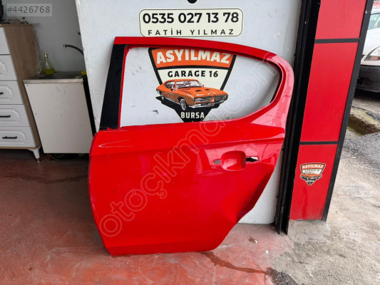 CORSA E SOL ARKA KAPI ORJİNAL KIRMIZI