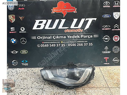 Audi a3 sol ön far 2012-2015