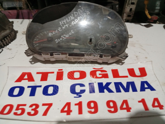 Hyundai accent admira kilometre saati 2003 2006