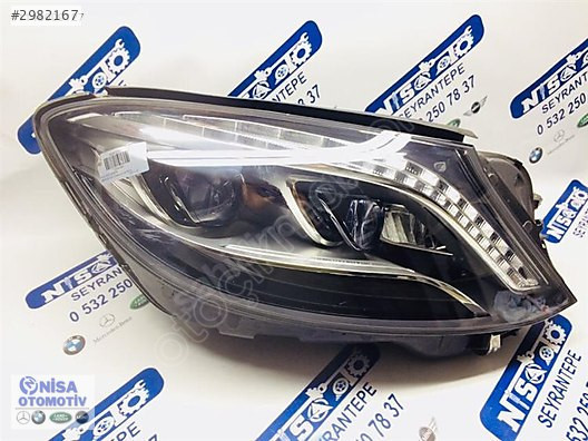 MERCEDES S SERİSİ W222 S350 KASA MAKYAJSIZ LEDLİ SAĞ FAR ORJ
