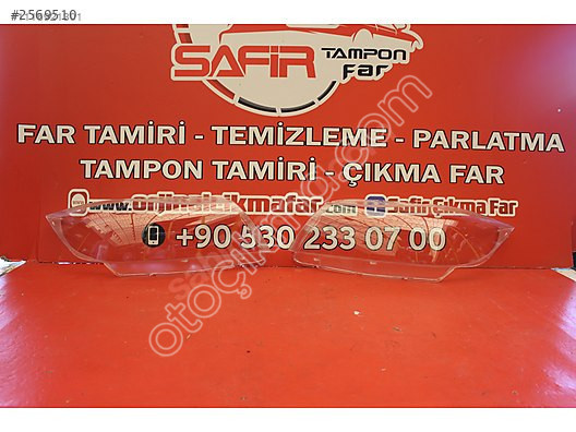 BMW E90 SIFIR ORJİNAL FAR CAMI TAKIMI