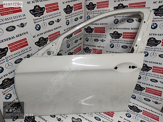 BMW 5 SERİSİ F10 SOL ÖN BOŞ BEYAZ KAPI
