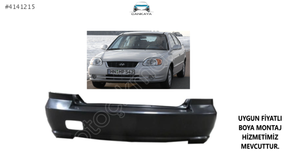 HYUNDAİ ACCENT ADMİRA ARKA TAMPON SIFIR 2003/2006  8661125610