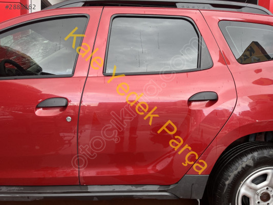 Dacia Duster 2 XJD Sol Arka Kapı Hatasız Orjinal -Mercan Kırmızı