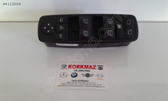 MERCEDES GL 550 CAM DUGME PANELI A2518300390