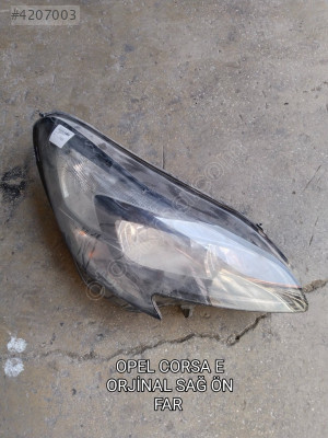 OPEL CORSA E ORJİNAL SAĞ ÖN FAR AZ HASARLI 2015-2019