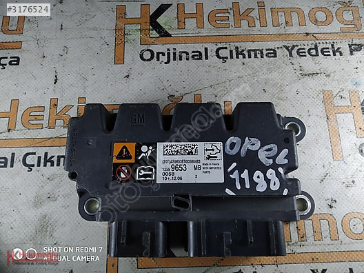 OPEL ASTRA J AİRBAG BEYNİ 13599653MB (20T)AS9653ES00580483