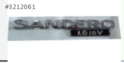 RENAULT DACIA SANDERO YAZI ARKA MONOGRAM 908926485R