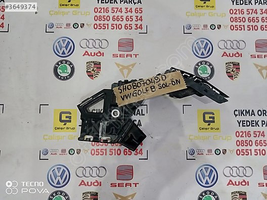 VOLKSWAGEN GOLF 8 2020- SOL ÖN TAMPON BEAKETİ OEM 5h0807049d