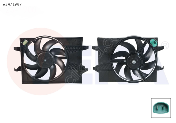 Fan Motoru Komple | Ford Fiesta Fusion 2002-2008 1.4 Dizel
