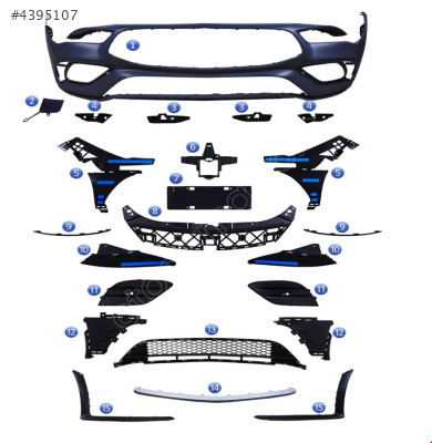 ÖN TAMPON ( PANJURSUZ ) AMG W118 2020-