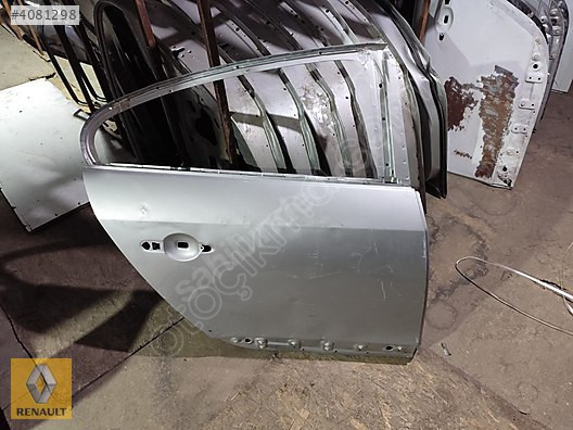 RENAULT FLUENCE ÇIKMA ORJİNAL GRİ SAĞ ARKA KAPI VE DİGERLERİ