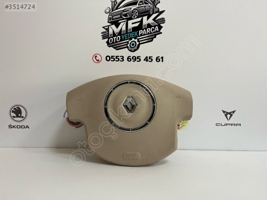 Renault Megane 2 için Sıfır Krem Renkli Airbag Kapağı