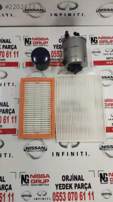 NİSSAN QASHQAİ HAVA+YAĞ+POLEN+YAKIT FİLTRE 1.5 DCİ J10 2007-