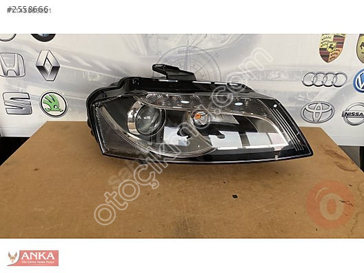 2008-2012 AUDİ A3 XENON SAĞ FAR ÇIKMA ORJİNAL HATASIZ