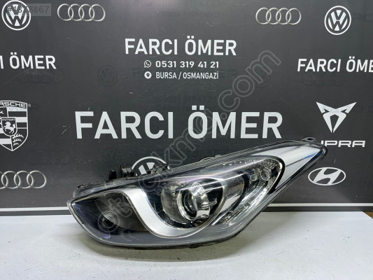 HYUNDAİ İ30 2011-16 SOL ÖN FAR ORJİNAL LEDLİ MERCEKLİ