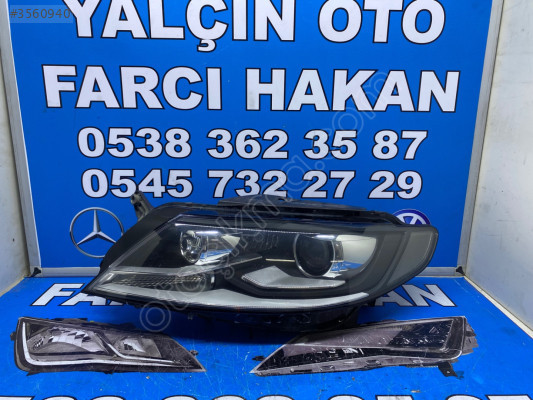 Volkswagen Passat cc orijinal çıkma mercekli sol far