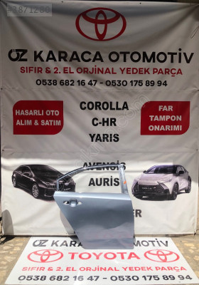 2019-2025 TOYOTA COROLLA ÇIKMA ORJINAL SAĞ ARKA KAPI