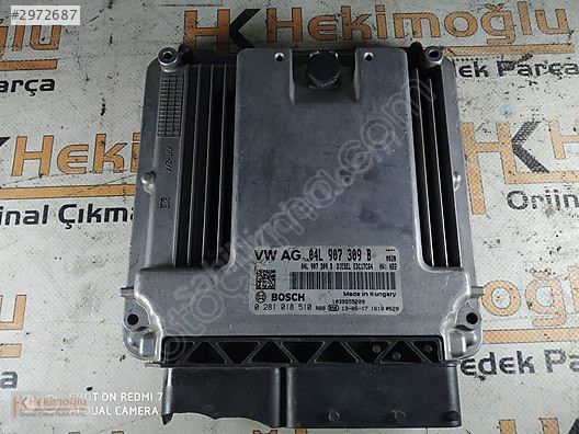 VW GOLF MK7 1.5 TDI MOTOR BEYNİ BOSCH 04L 907 309 B - 04L907309B