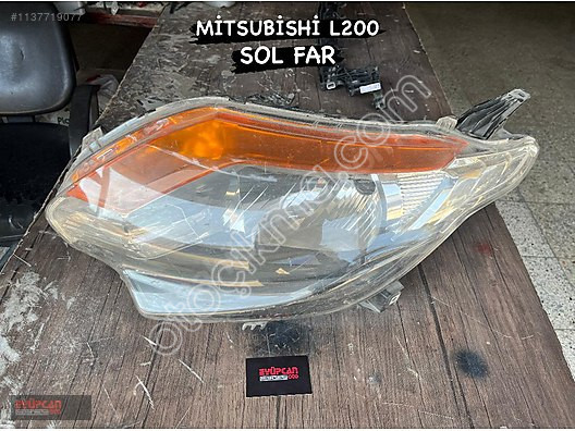 Orjinal Mitsubishi L200 Sol Far Eyupcan Oto'da Sizi Bekliyor