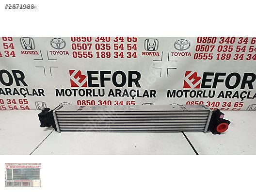 HONDA CIVIC RS SIFIR İNTERCOOLER RADYATÖR 2015- OEM:19710-SAA-01
