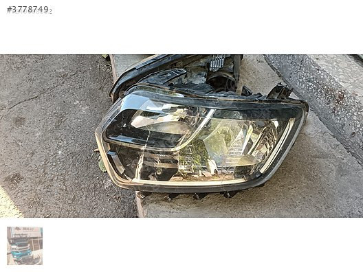 Dacia Duster sol LED'li far çıkma