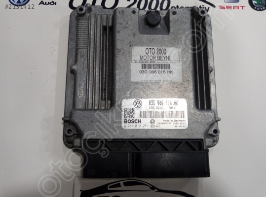 03G906016HK-EDC16U1 TOURAN 2.0 TDI BKD MOTOR BEYNİ ÇIKMA