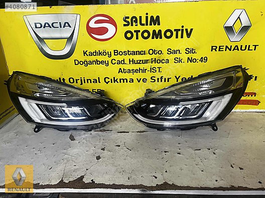 RENAULT CLIO 4 ORJİNAL ÇIKMA TEMİZ SAĞ SOL FAR VE DİĞER PARÇALAR