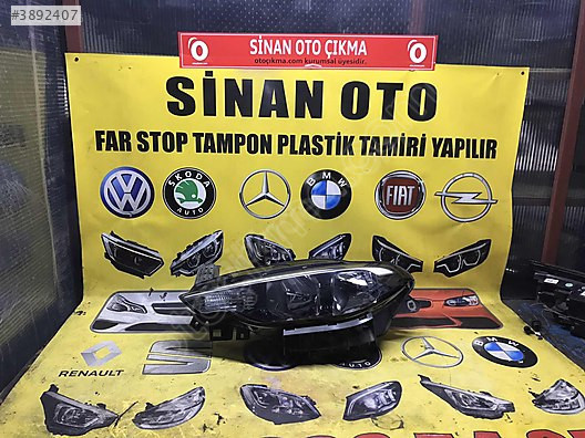 FİAT EGEA SOL DUZ FAR ORJİNAL ÇIKMA HATASIZ