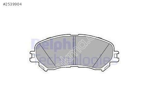 Ön Fren Balatası Megane IV / Scenic IV DELPHI LP3275