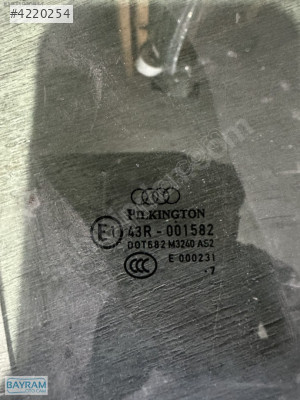 AUDİ A6 ÖN KAPI CAMI SAĞ ORJİNAL 12-17