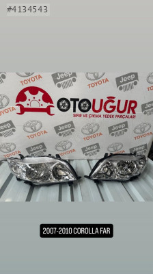 2007-2010 Toyota Corolla Modeli için Sol Ön Far