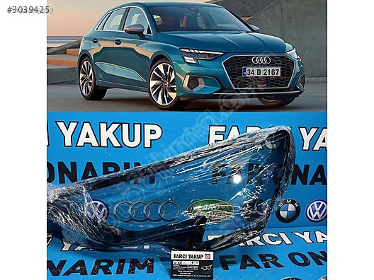 AUDİ A3 MATRİX SOL ÖN FAR CAMI