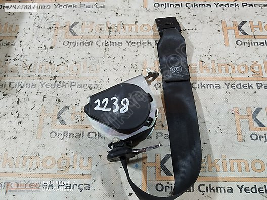 RENAULT FLUENCE ARKA EMNİYET KEMERİ 888400034R 0408218 3 38 6354