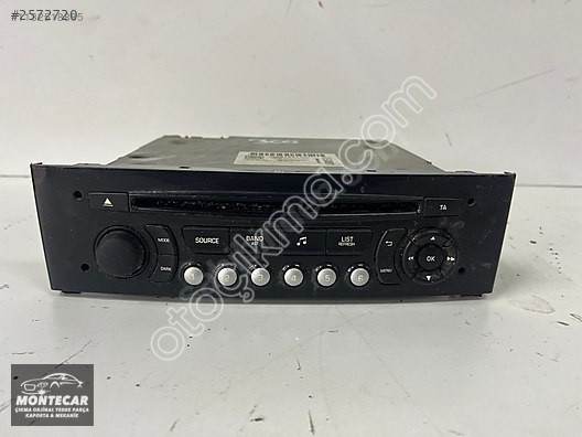 PEUGEOT 308 ORJİNAL TEYP BLUETOOTLU HATASIZ MONTECAR