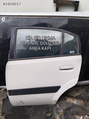 KİA RİO HATCHBACK ÇIKMA ORJİNAL DOLU SOL ARKA KAPI 2006-2009