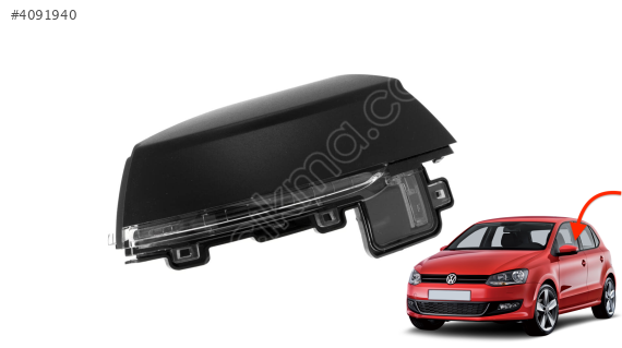 6R0949101F VW POLO 10-16 SOL AYNA SİNYALİ
