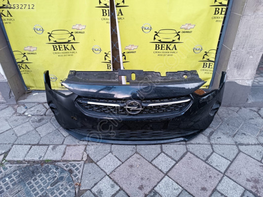 OPEL CORSA F ÖN TAMPON SİYAH DOLU ÇIKMA ORJİNAL YEDEK PARÇA