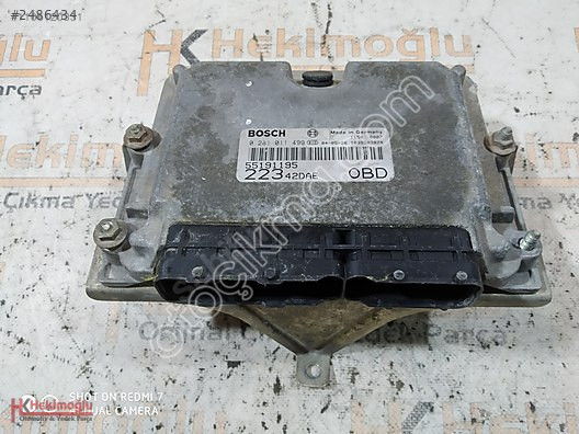 FIAT DOBLO 1.9 DIZEL MOTOR BEYNI 0 281 011 499 55191195 223