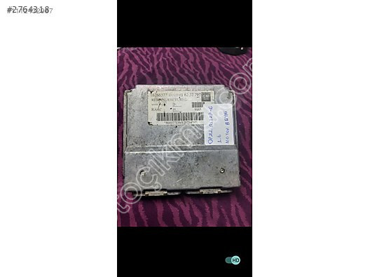 OPEL ASTRA G MOTOR BEYNİ 62 37 797