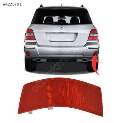 Mercedes GLK X204 Arka Tampon Reflektörü Sağ 2008-2012 2048200274