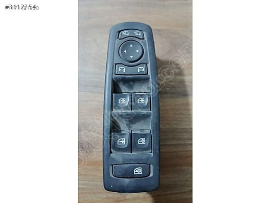 Renault Megane2 sol ön kapı cam düğmesi komple orijinal 1.500 TL