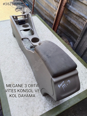 RENAULT FLUENCE MEGANE 3 ORJİNAL ORTA VİTES KONSOL VE KOL DAYAMA