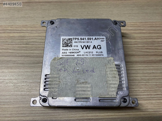 GOLF 7 BUÇUK TEK L LED BEYİN 7P5941591 AH ÇAĞRI OTO MASLAK