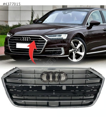 4N0853651J  A8 2018-2022 SLİNE  ÖN PANJUR KROM RADARSIZ